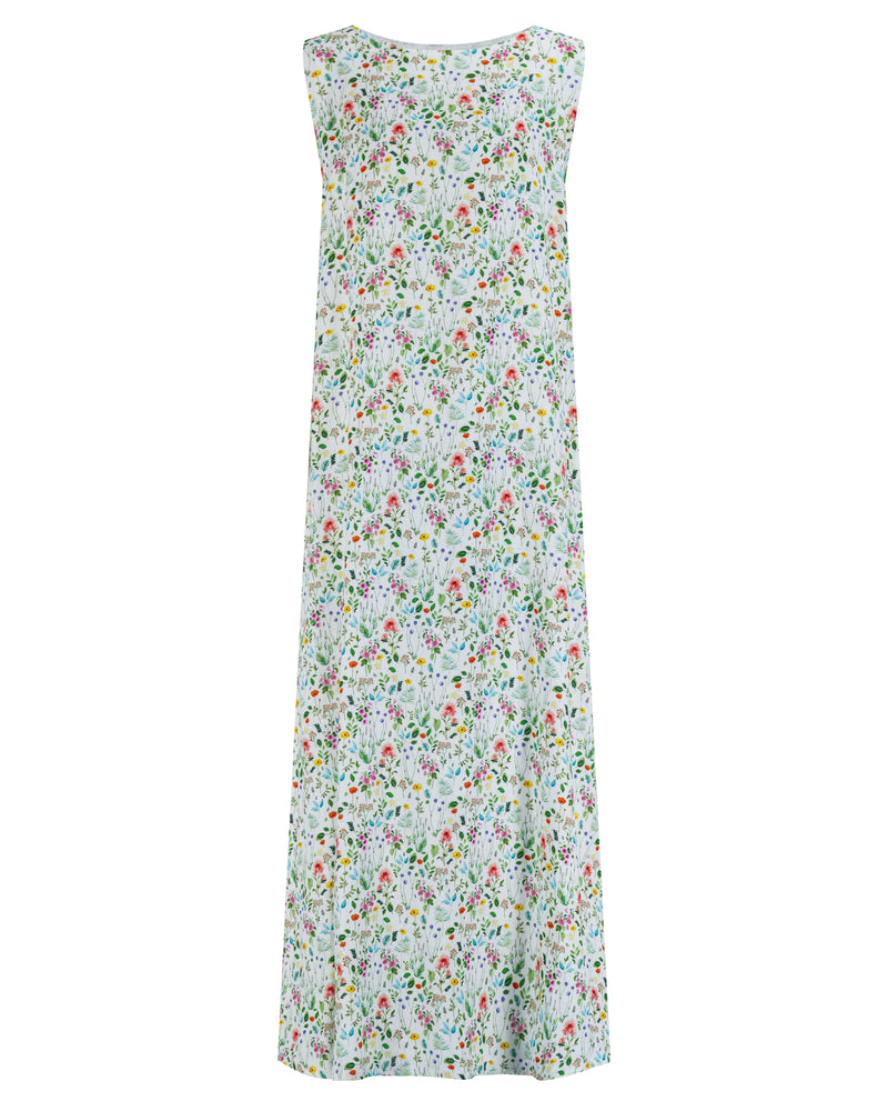 Printed floral sleeveless inner dress